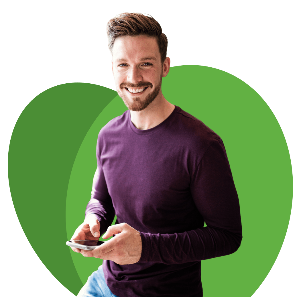 teeth whitening vancouver-min man smiling with white teeth in yaletown vancouver